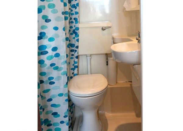 Bathroom at Romanos Hotel