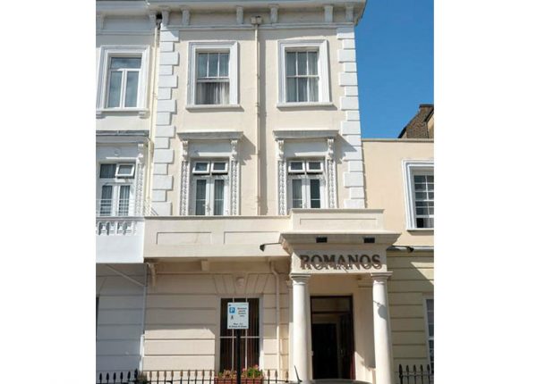 Exterior of Romanos Hotel